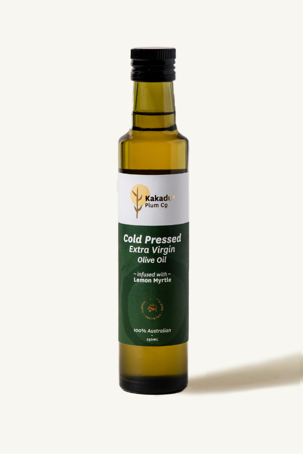 Olive Oil with Lemon Myrtle - Kakadu-Plum-Co