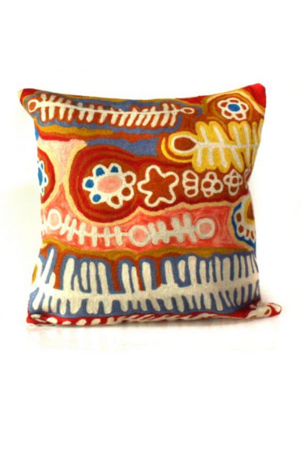 Cushion Cover - Murdie Nampijinpa Morris {small} - Kakadu-Plum-Co