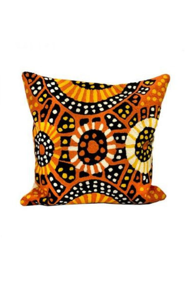 Cushion Cover - Nina Puruntatameri - Kakadu-Plum-Co