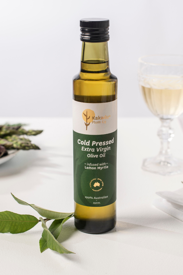 Olive Oil with Lemon Myrtle - Kakadu-Plum-Co