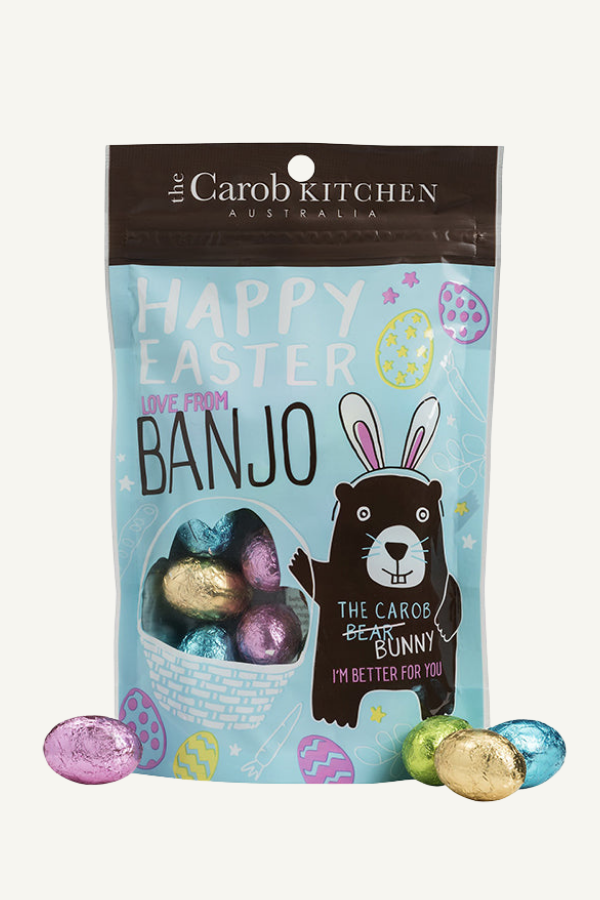Banjo The Carob Easter Bunny Bag of Mini Eggs