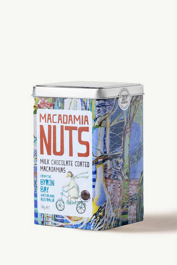 Duck Creek DARK Chocolate Macadamias Tin