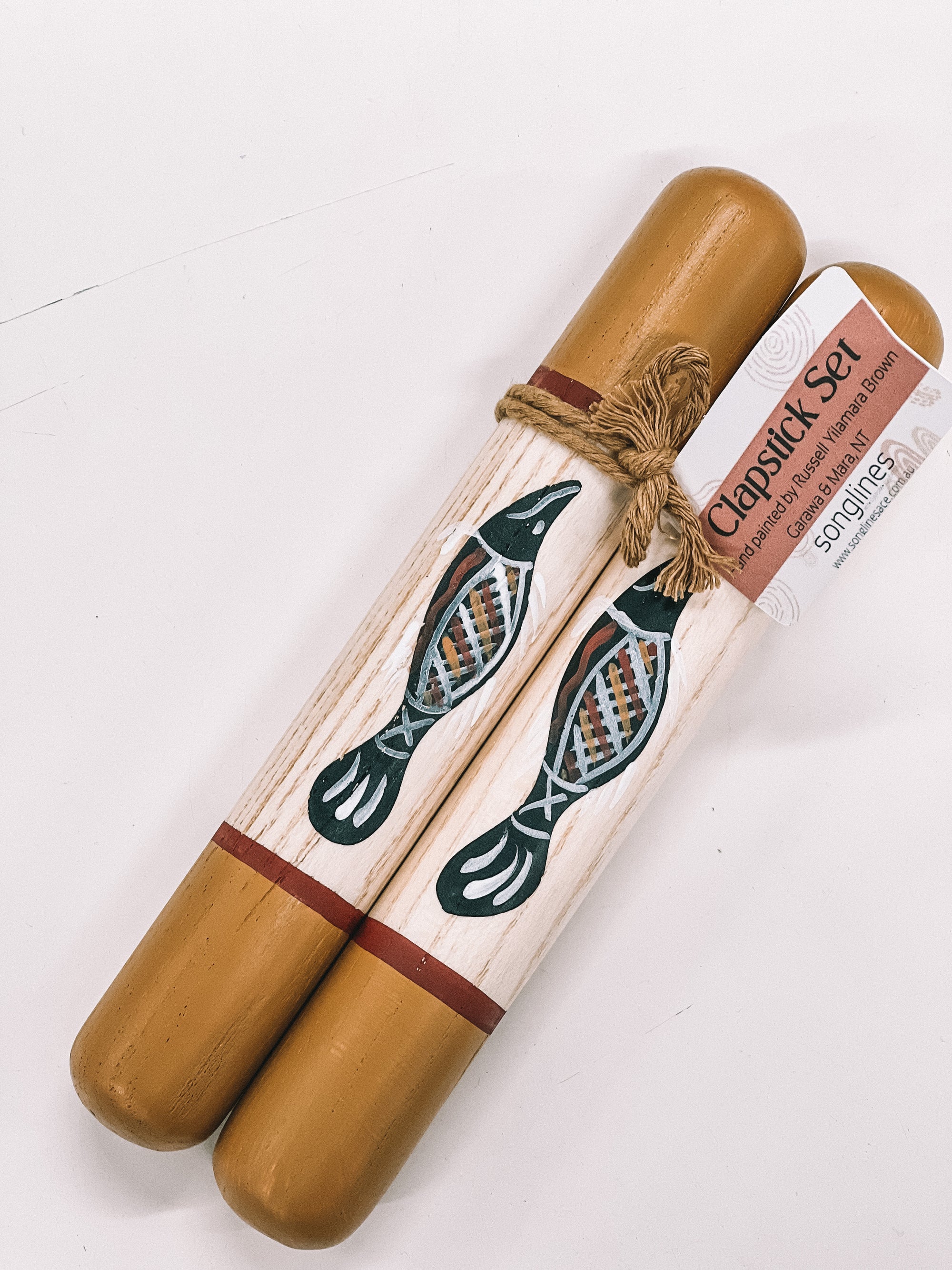 Aboriginal Songline Clapsticks