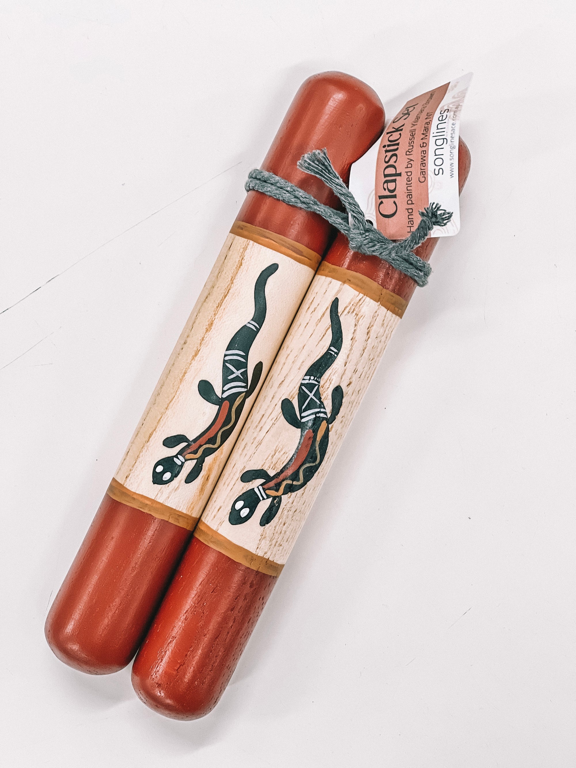 Aboriginal Songline Clapsticks