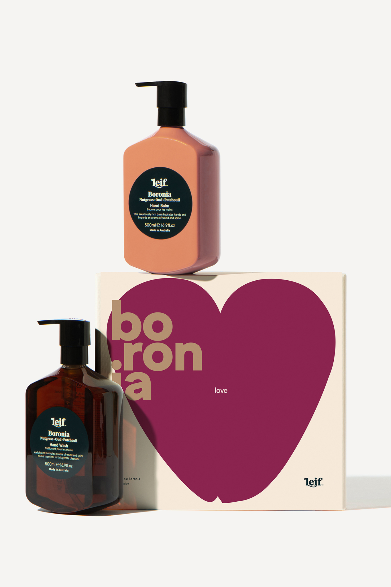Limited Edition 'LOVE' Two Hands: Boronia