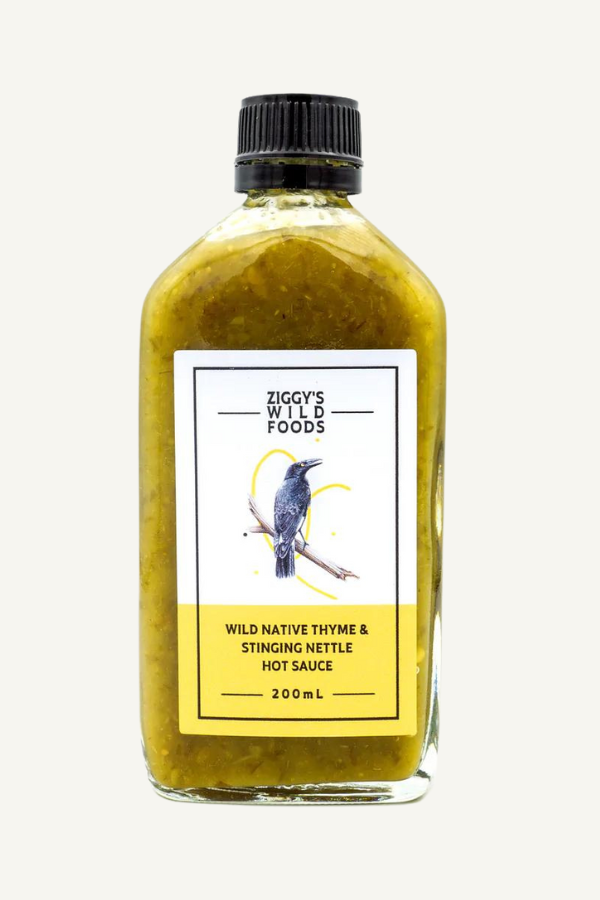 Ziggys Wild Native Thyme & Stinging Nettle Hot Sauce