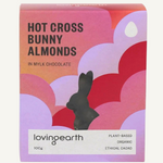 Loving Earth Hot Cross Bunny Almonds Mylk Chocolate