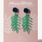 Seagrass earrings