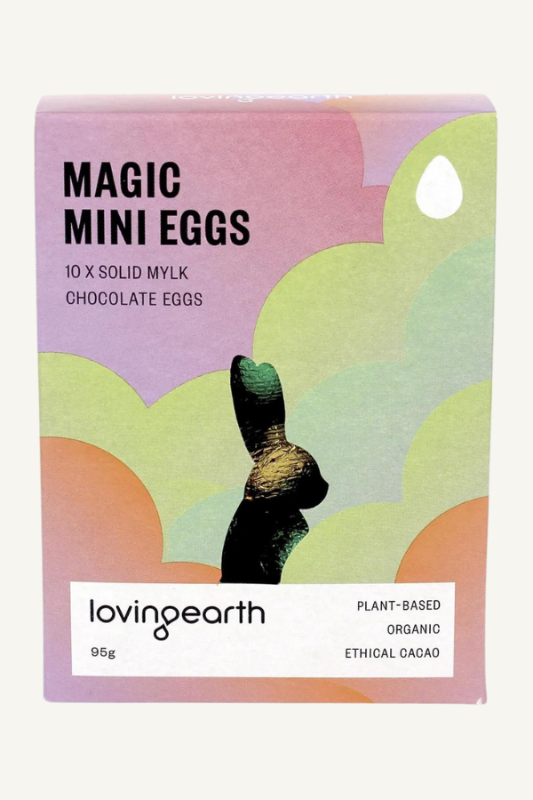 Loving Earth Magic Mini Eggs Solid Mylk Chocolate